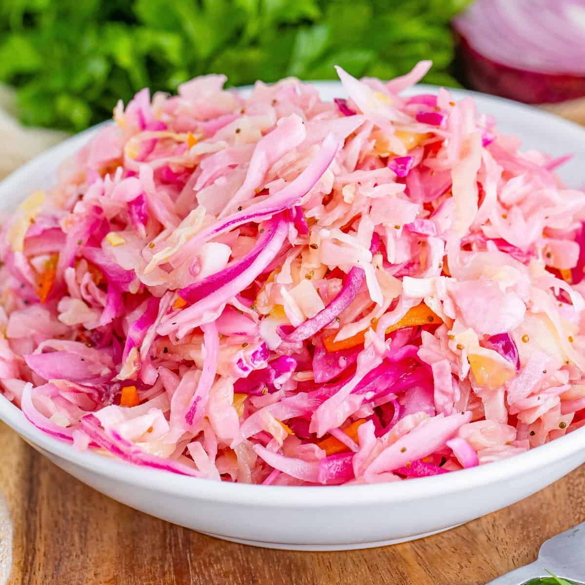 Marinovaná Cole Slaw - Saveurs & Créations Marinovaná Cole Slaw - Saveurs & Créations